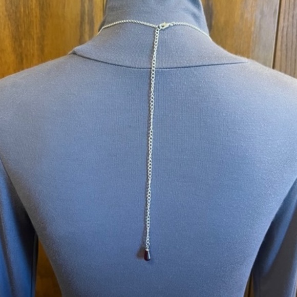 Persephone Greek Roman Goddess Pomegranate and Seeds Handmade Silver Necklace - Picture 11 of 16